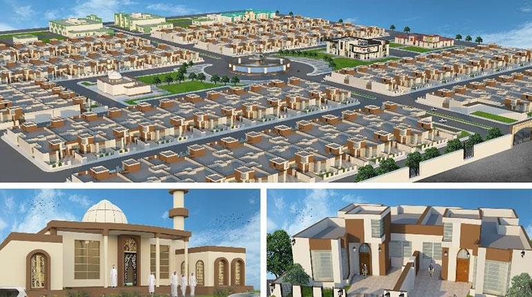 ESTABLISHMENT OF A RESIDENTIAL COMPLEX IN 200 HOUSES